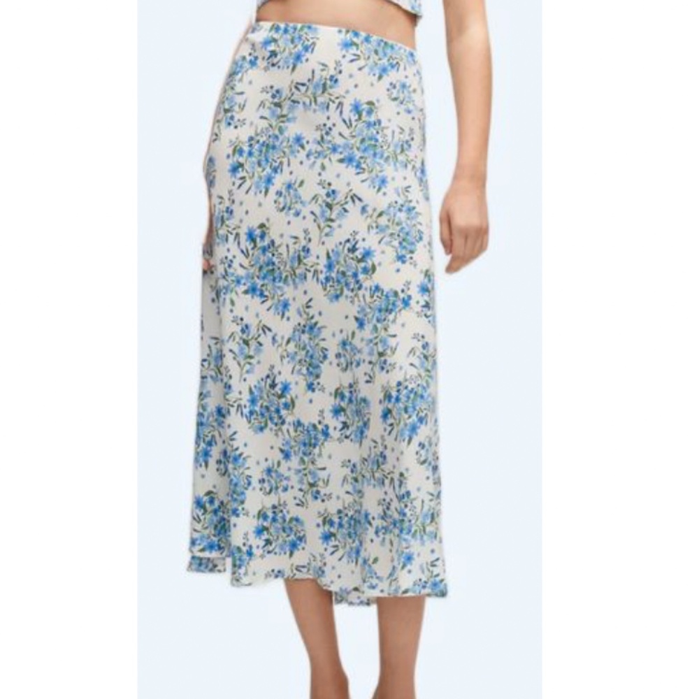 Mng ⎪Floral Midi Skirt
